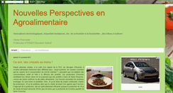 Desktop Screenshot of agro-alimentaire.blogspot.com