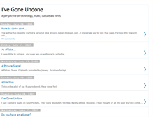 Tablet Screenshot of ivegoneundone.blogspot.com