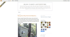 Desktop Screenshot of blogcabinadventure.blogspot.com