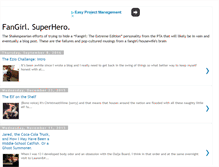 Tablet Screenshot of fangirlsuperhero.blogspot.com