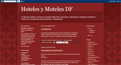 Desktop Screenshot of hotelesymotelesdf.blogspot.com