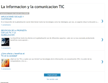 Tablet Screenshot of lainformacionylacomunicaciontic.blogspot.com