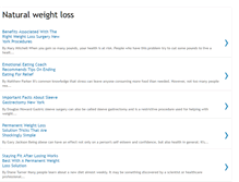 Tablet Screenshot of naturalweightloss10.blogspot.com