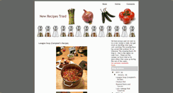 Desktop Screenshot of newrecipestried.blogspot.com