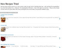 Tablet Screenshot of newrecipestried.blogspot.com