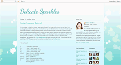 Desktop Screenshot of delicatesparkles.blogspot.com