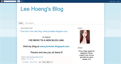 Desktop Screenshot of leehoeng531.blogspot.com