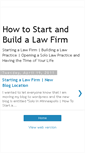 Mobile Screenshot of howtostartalawfirm.blogspot.com