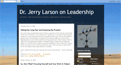 Desktop Screenshot of drjerrylarson.blogspot.com