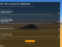 Tablet Screenshot of drjerrylarson.blogspot.com