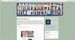 Desktop Screenshot of bostonrealestatelaw.blogspot.com