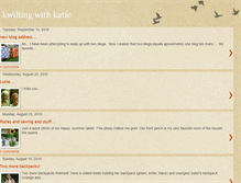 Tablet Screenshot of kwiltingwithkatie.blogspot.com