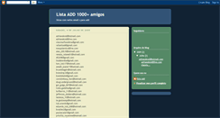 Desktop Screenshot of listaoadd1000.blogspot.com