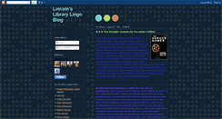 Desktop Screenshot of lincolnslibrarylingo.blogspot.com