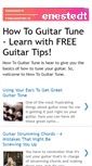 Mobile Screenshot of how-to-guitar-tune.blogspot.com