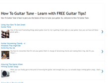 Tablet Screenshot of how-to-guitar-tune.blogspot.com