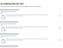 Tablet Screenshot of horoscopotoday.blogspot.com