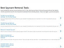 Tablet Screenshot of best-spyware-removal-tools.blogspot.com