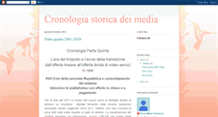 Desktop Screenshot of cronologiastoricadeimedia.blogspot.com