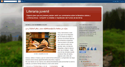 Desktop Screenshot of literariajuvenil.blogspot.com