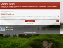 Tablet Screenshot of literariajuvenil.blogspot.com