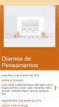 Mobile Screenshot of diarreiadepensamentos.blogspot.com