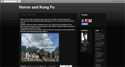 Desktop Screenshot of horrorandkungfu.blogspot.com