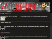 Tablet Screenshot of mytiltedhalo.blogspot.com