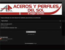 Tablet Screenshot of grupoacerosyperfilesdelsol.blogspot.com