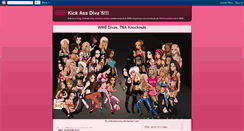 Desktop Screenshot of kickassdivas.blogspot.com