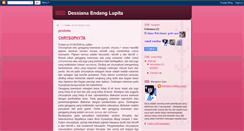 Desktop Screenshot of dessianalupita.blogspot.com