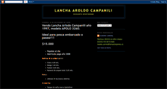 Desktop Screenshot of lanchaaroldocampanili.blogspot.com