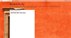 Desktop Screenshot of bigrichrealty.blogspot.com