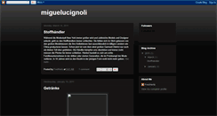 Desktop Screenshot of miguelucignoli.blogspot.com