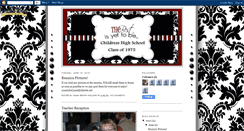 Desktop Screenshot of childresshighschoolclassof1975.blogspot.com