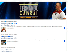 Tablet Screenshot of fernandocabralfutsal.blogspot.com