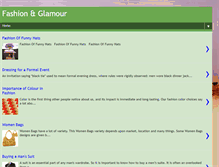 Tablet Screenshot of fashionglamourinfo.blogspot.com