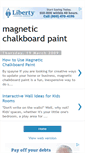 Mobile Screenshot of magneticchalkboardpaint.blogspot.com