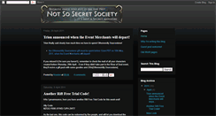 Desktop Screenshot of notsosecretsociety.blogspot.com