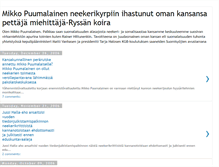 Tablet Screenshot of mikkopuumalainen.blogspot.com