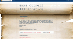 Desktop Screenshot of emmadurnellillustration.blogspot.com