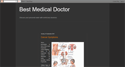 Desktop Screenshot of bestmedicaldoctor.blogspot.com