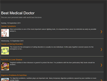 Tablet Screenshot of bestmedicaldoctor.blogspot.com