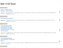 Tablet Screenshot of dell1110toner.blogspot.com