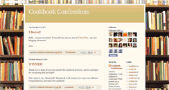 Desktop Screenshot of cookbookconfessions.blogspot.com