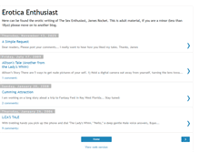 Tablet Screenshot of eroticaenthusiast.blogspot.com