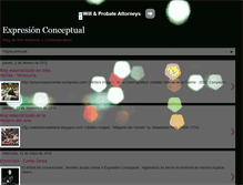 Tablet Screenshot of expresionconceptual.blogspot.com