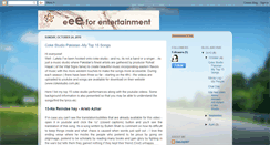 Desktop Screenshot of eeeforentertainment.blogspot.com