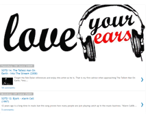 Tablet Screenshot of loveyourears.blogspot.com