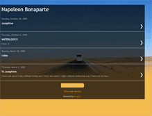 Tablet Screenshot of napoleonbonaparte1700.blogspot.com